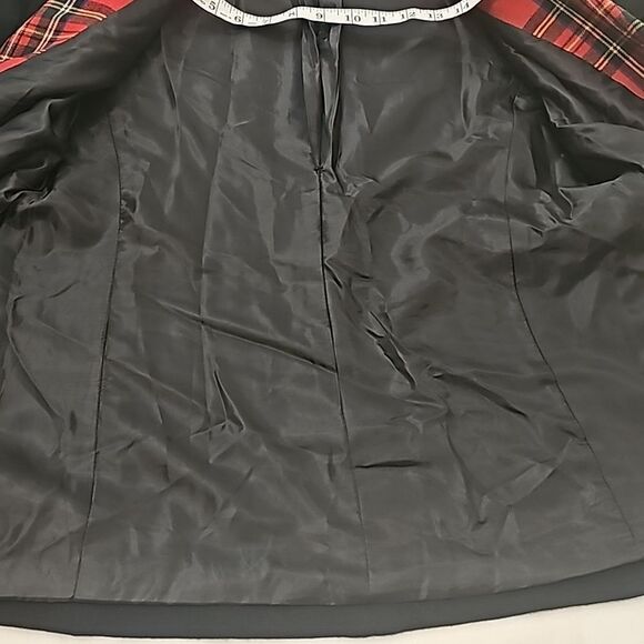 Patti Cappalli vintage plaid and black sweater blazer size small - Picture 10 of 16